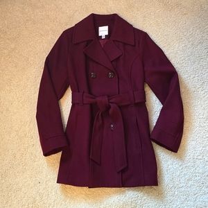 Croft and Barrow Wool blend peacoat, L